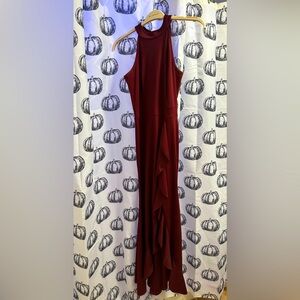Formal maroon dress